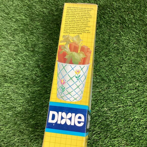 Vintage Dixie Paper Cups Floral Lattice Design 100pcs 1987 - Picture 7 of 9